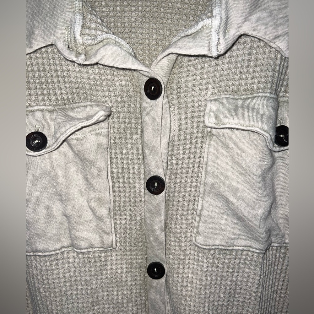 Button Down, thin Shacket - Picture 4 of 6